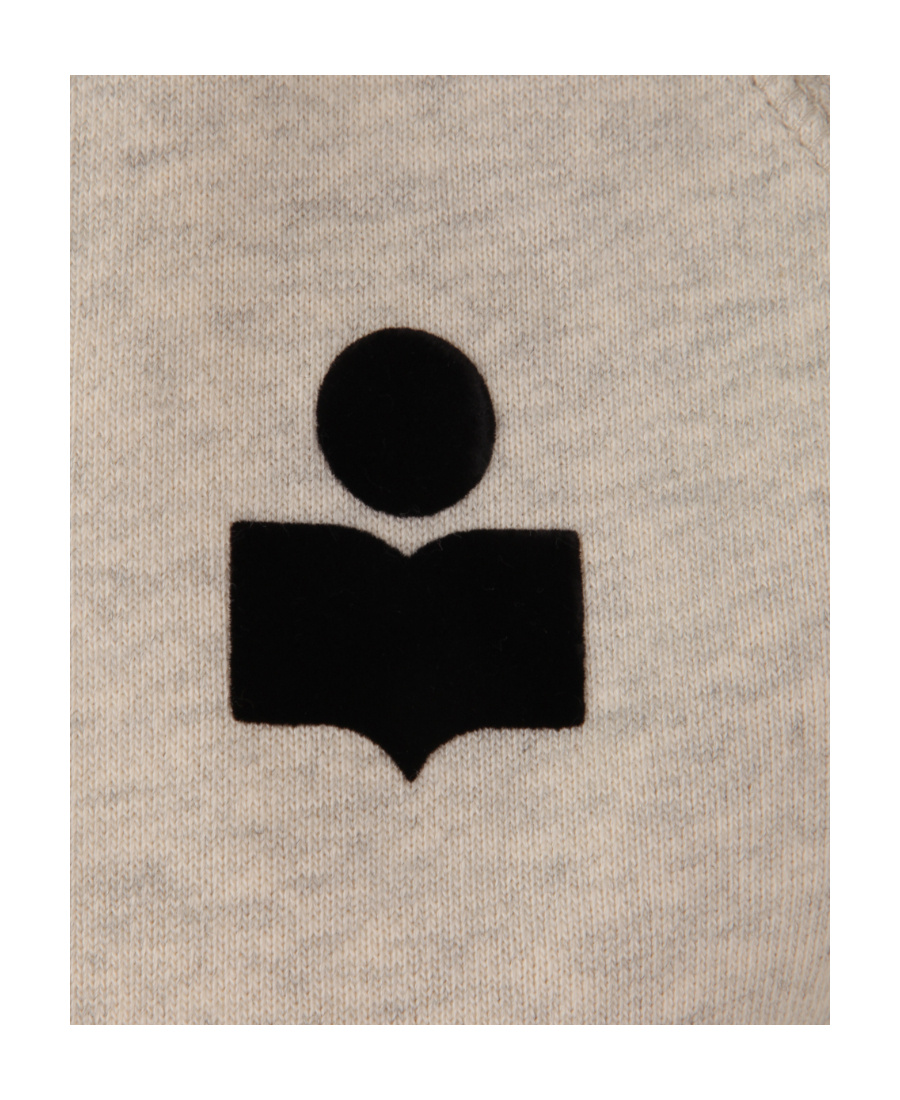 Isabel Marant Étoile Milla Logo-embroidered Sweatshirt In Nude