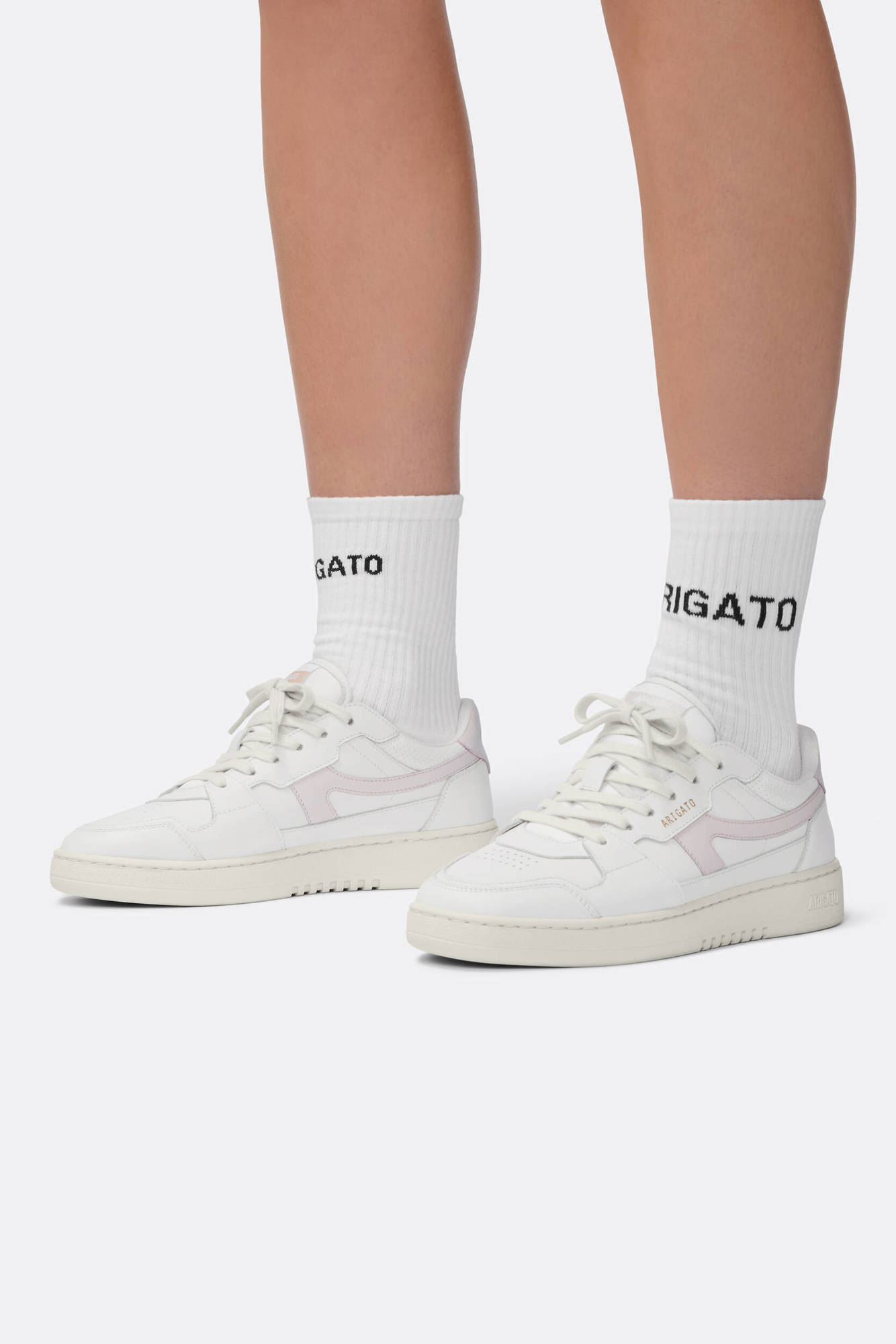 Axel Arigato Dice-a Leather Sneakers In White