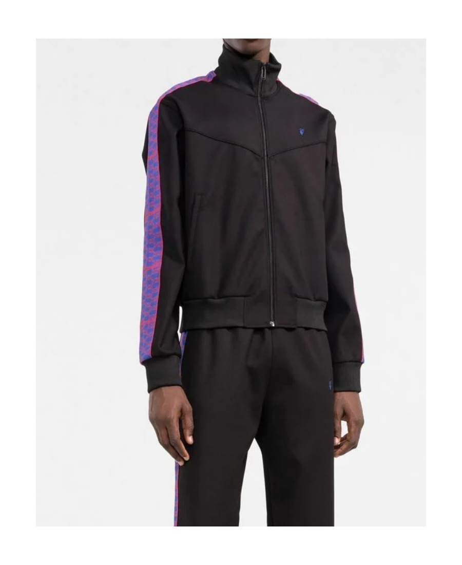 Off-white Arrows-embroidered Track Jacket In Black