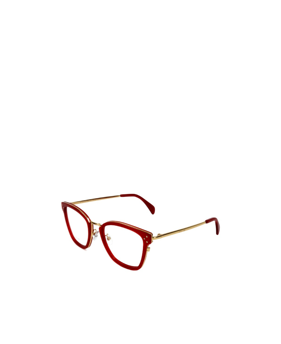 Celine Logo Flat Mirror In Red