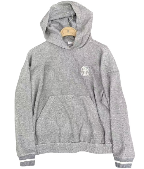 Brunello Cucinelli Hooded Sweatshirt In Gray
