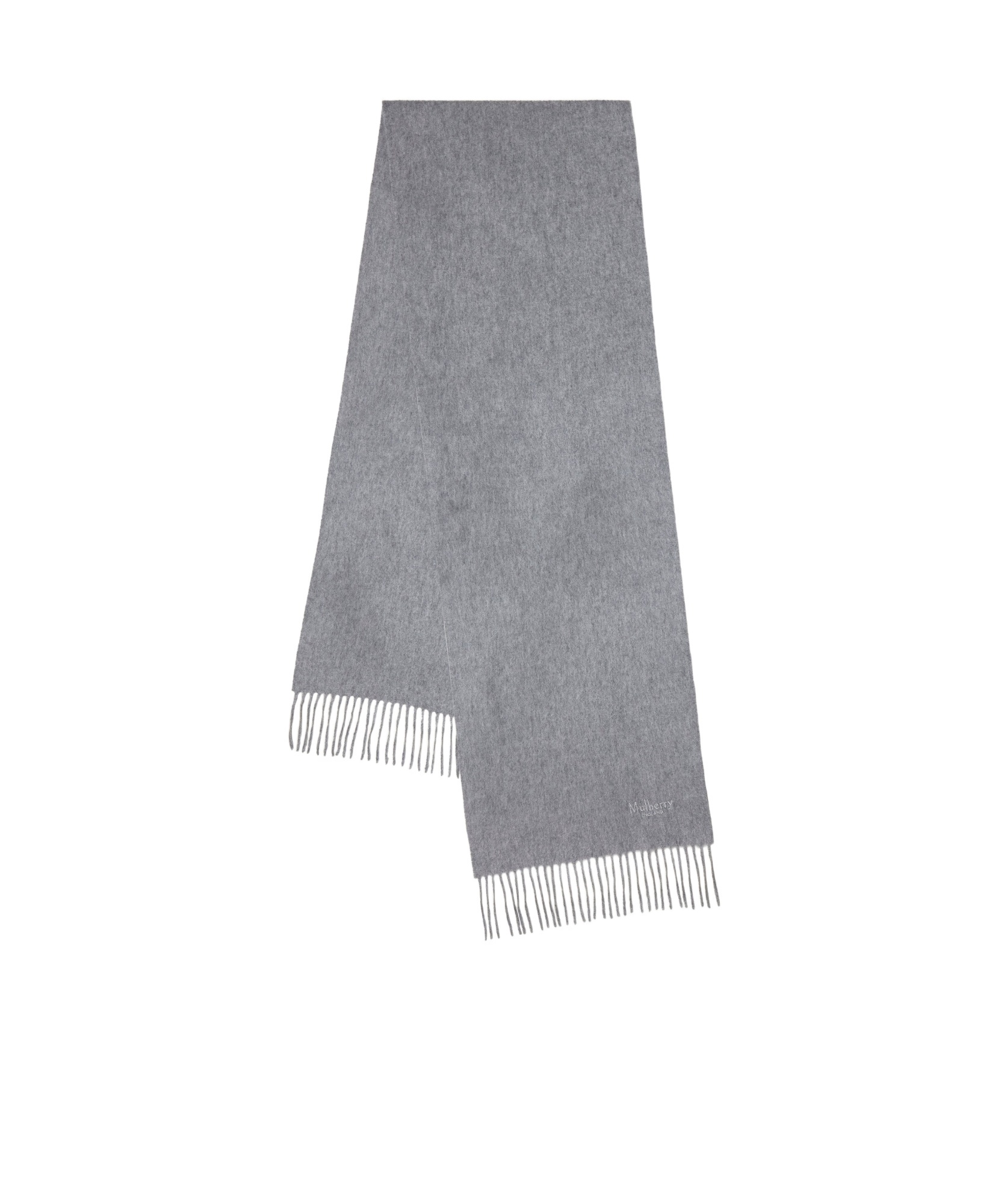 Mulberry Cashmere M�lange Scarf In Gray