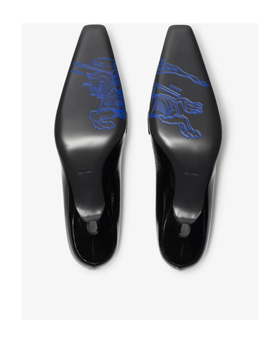 Burberry Storm 50mm Leather Pumps In Black