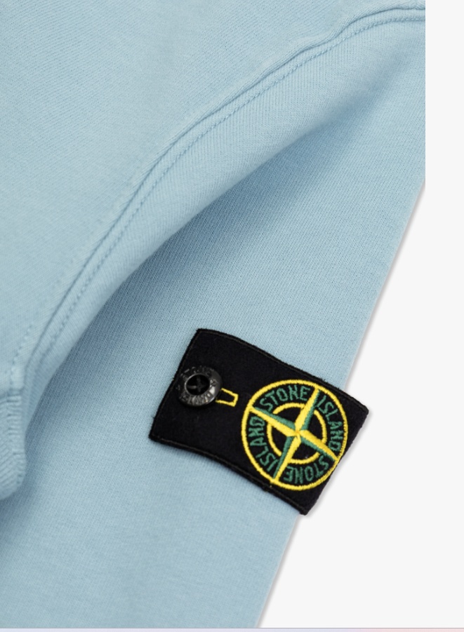 Stone Island Long Sleeve Sweatshirt In Blue