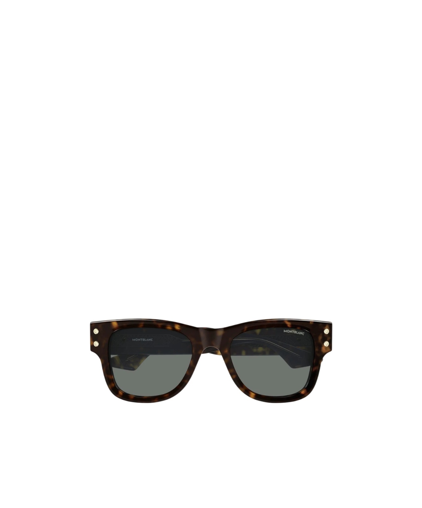 Montblanc Full Frame Sunglasses In Black