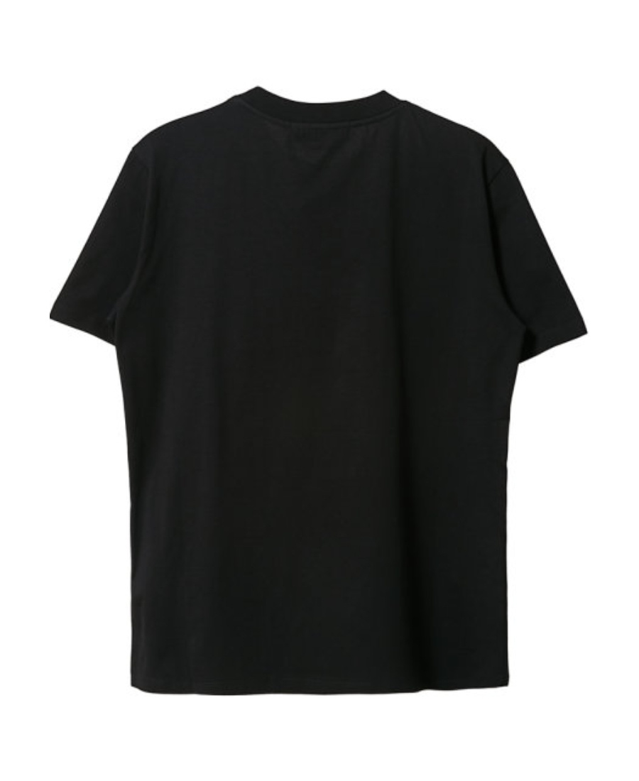 Msgm Logo Short-sleeved T-shirt In Black
