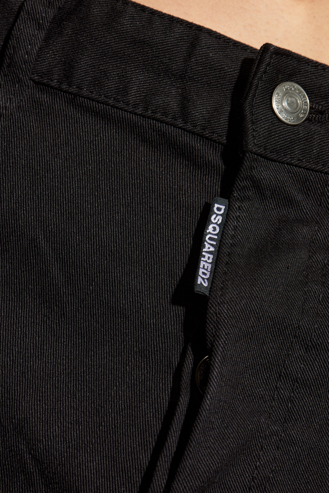 Dsquared2 Cargo Trousers In Black