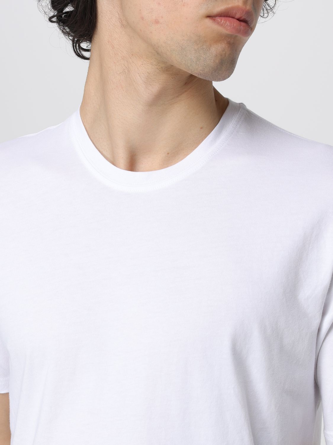 Aspesi Round-necked T-shirt In White
