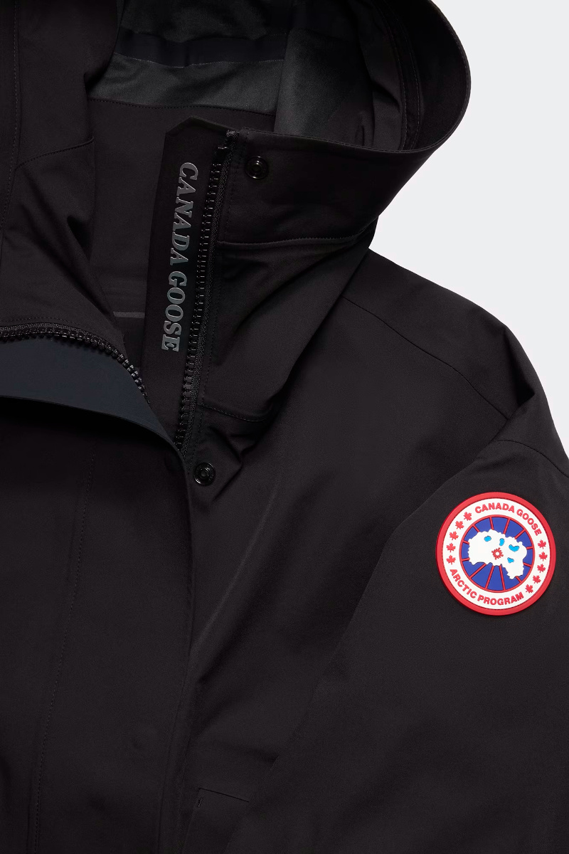 Canada Goose Tofino Rain Jacket In Black