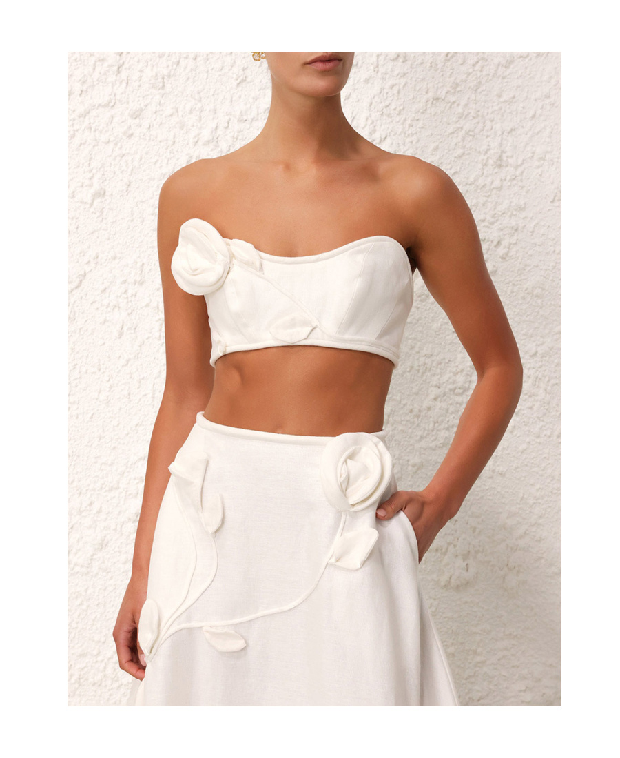 Zimmermann Matchmaker Rose Top In White