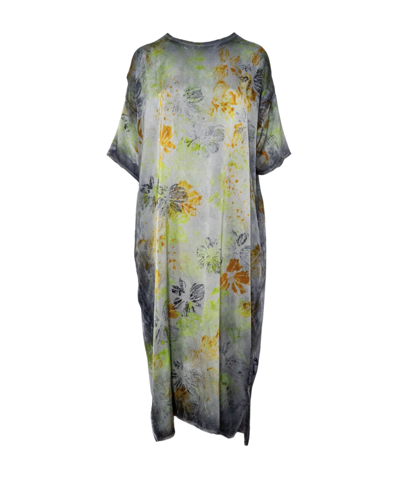 Avant Toi Print Dress In Gray