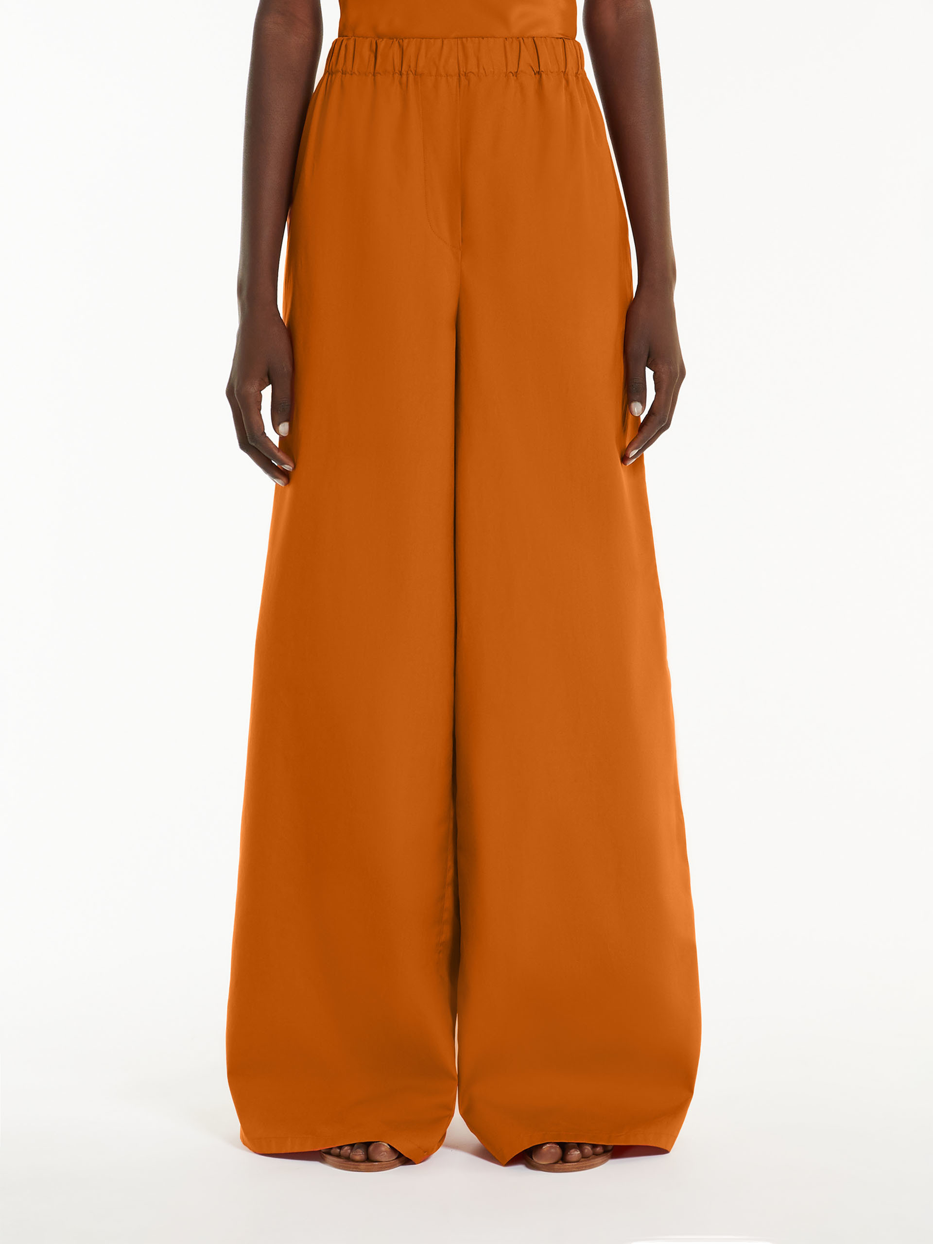MAX MARA MAX MARA HIGH WAISTED WIDE-LEG TROUSERS