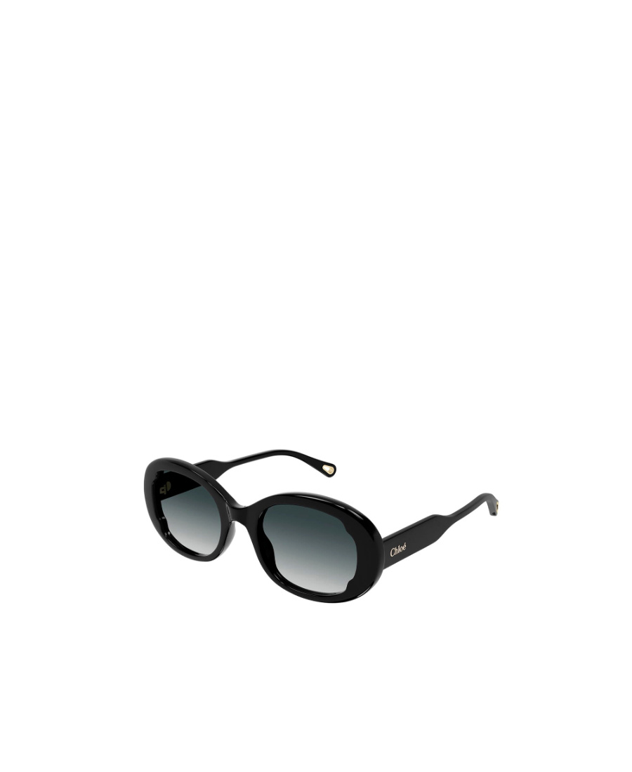 Chloé Lilli Round-frame Sunglasses In Black