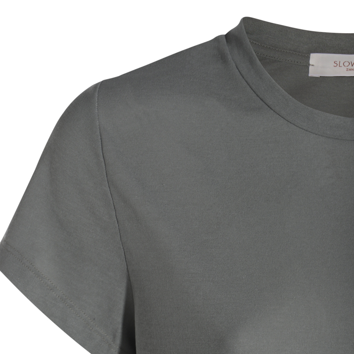 Zanone Grey Cotton T-shirt In Gray
