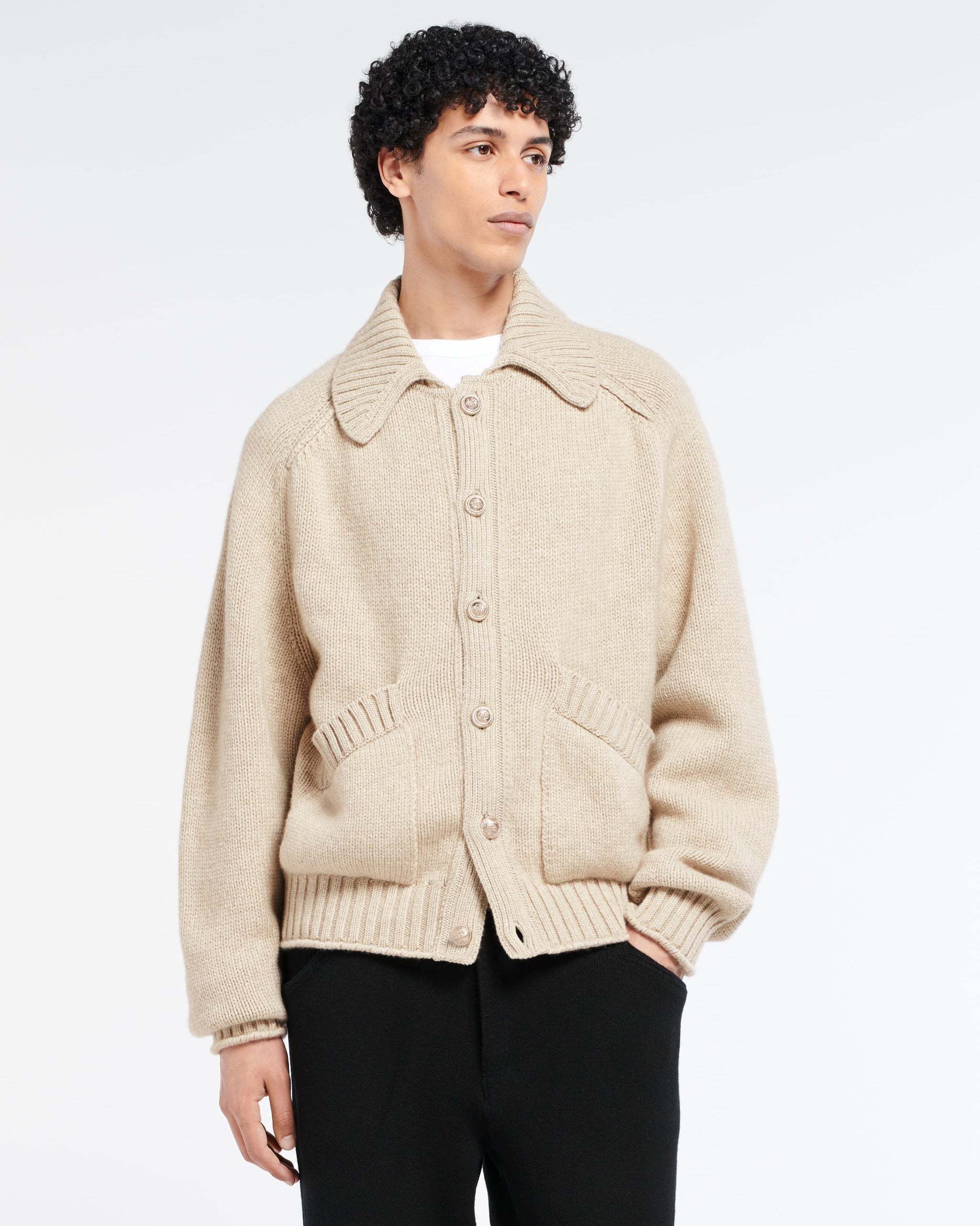 BARRIE LONG-SLEEVED SWEATER CARDIGAN 