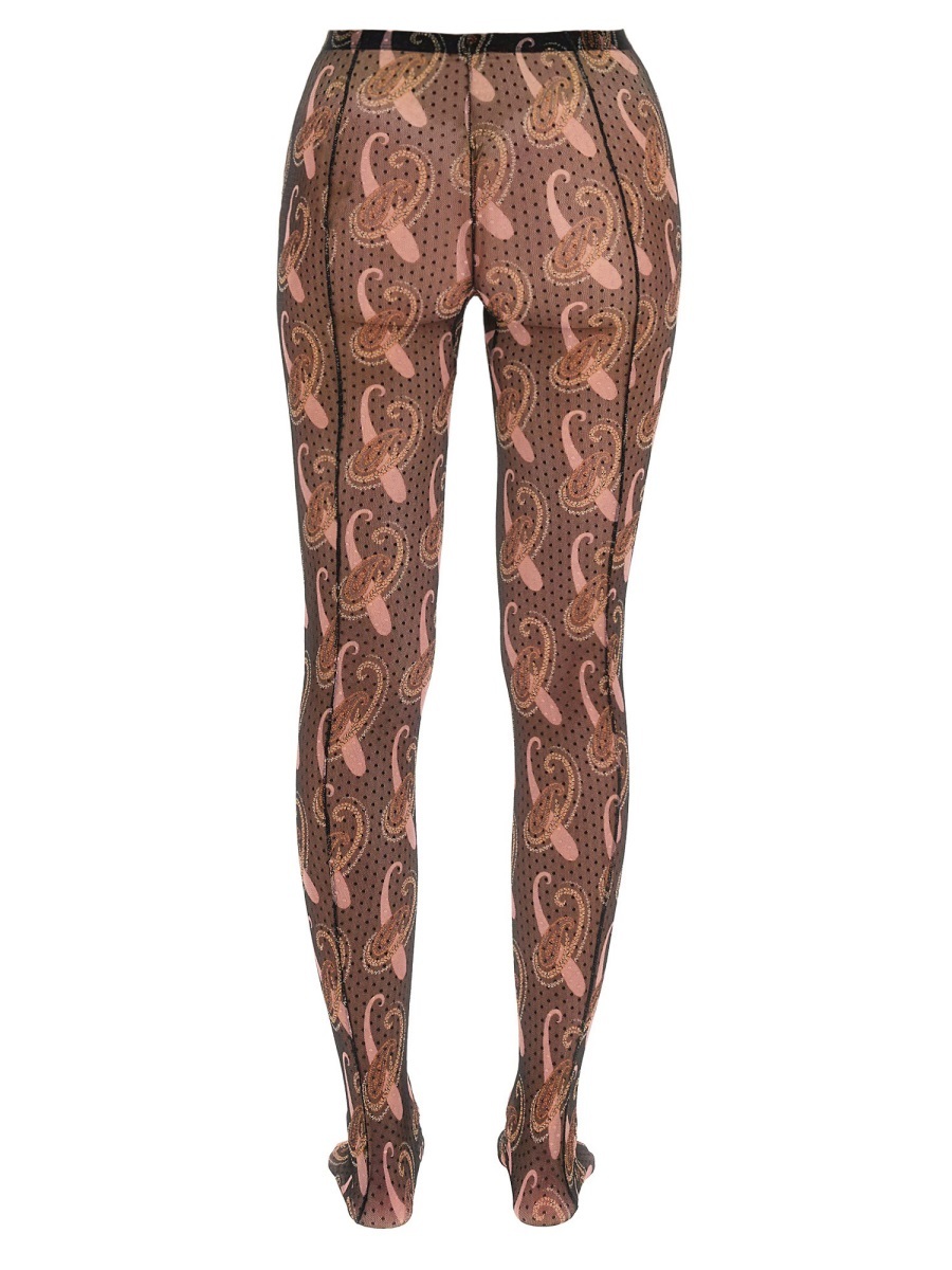 ETRO PAISLEY-PRINT TIGHTS 