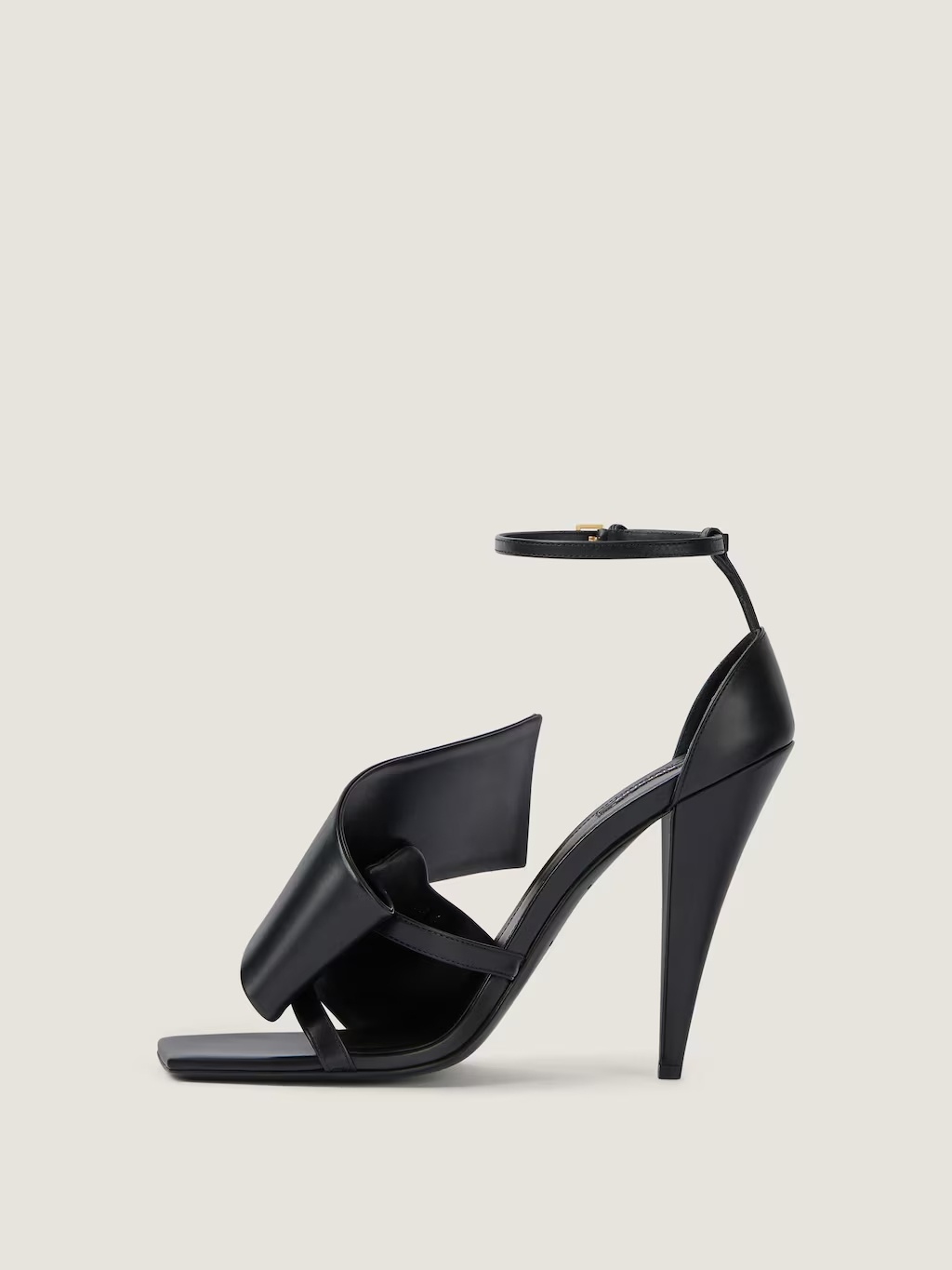 Givenchy 100mm Wrapped Ankle-strap Sandals In Black
