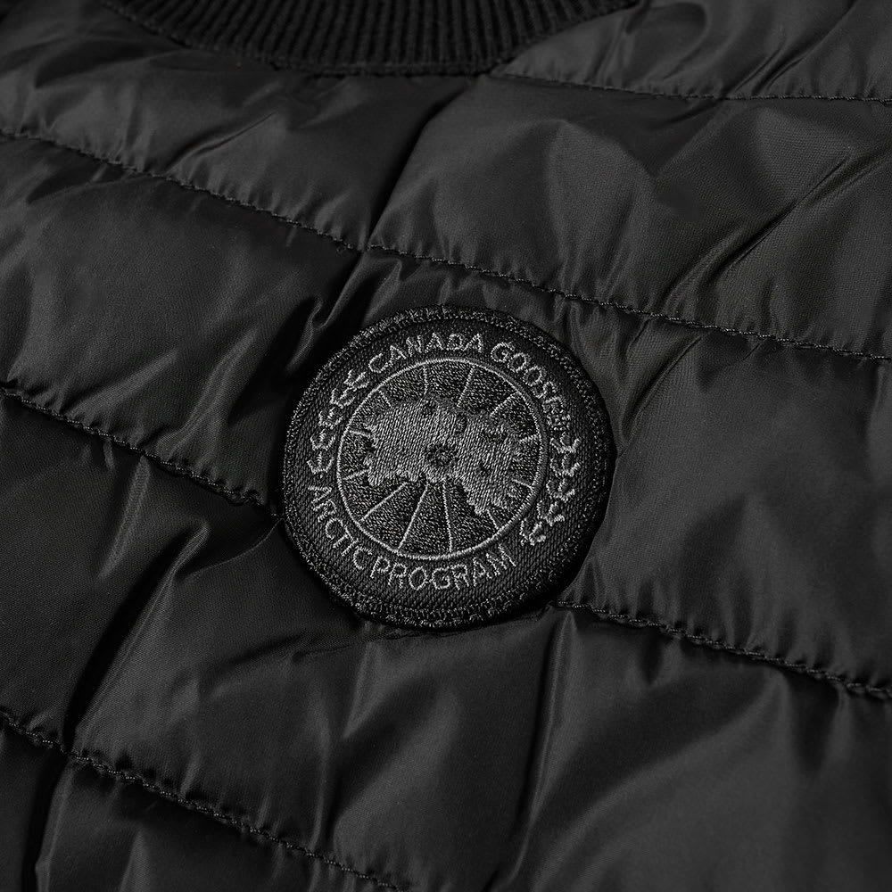 Canada Goose Hybridge Reversible Relaxed-fit Jumper In Black