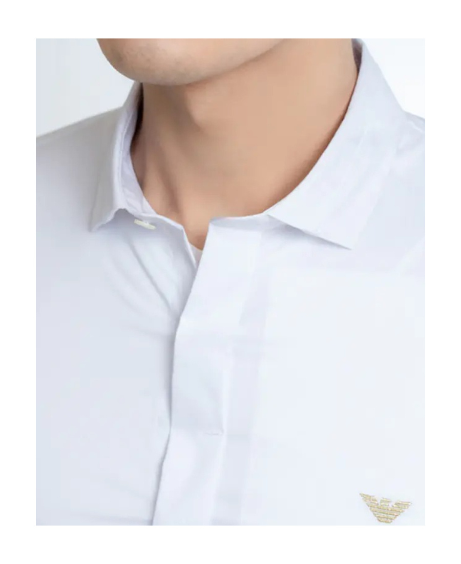 Armani Collezioni Long-sleeved Shirt In Multicolor