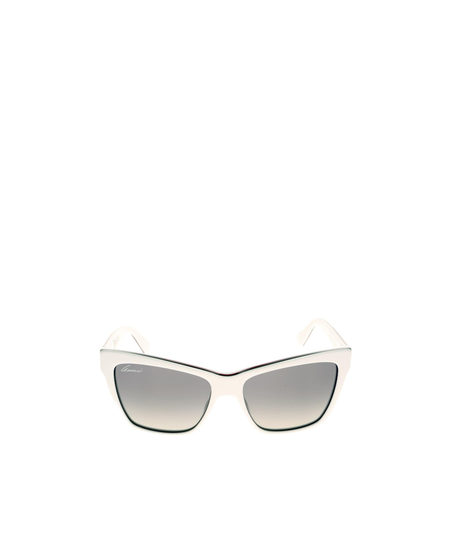 Gucci Logo Sunglasses In White