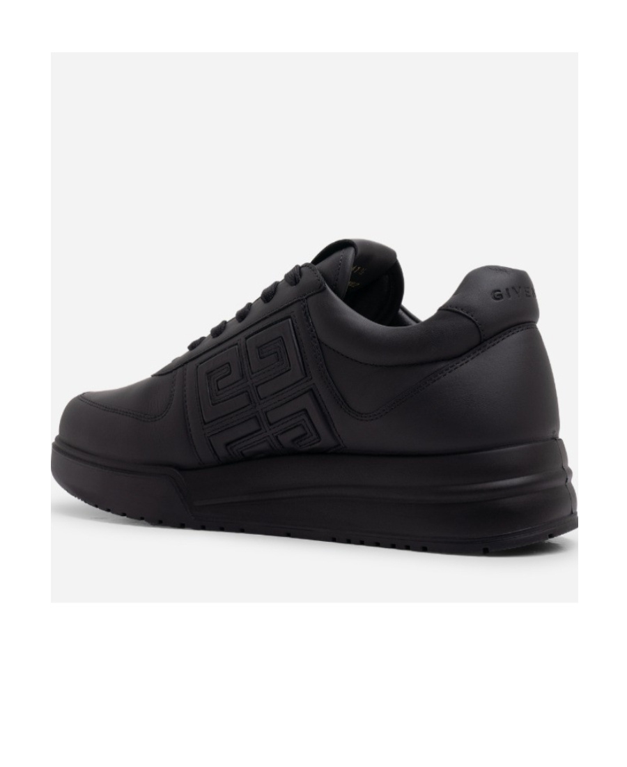 Givenchy G Move Low-top Sneakers In Calf Leather In Black