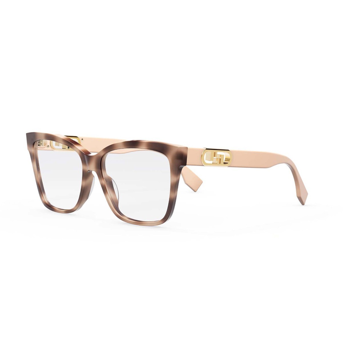 Fendi Eyewear Square Frame Glasses In White