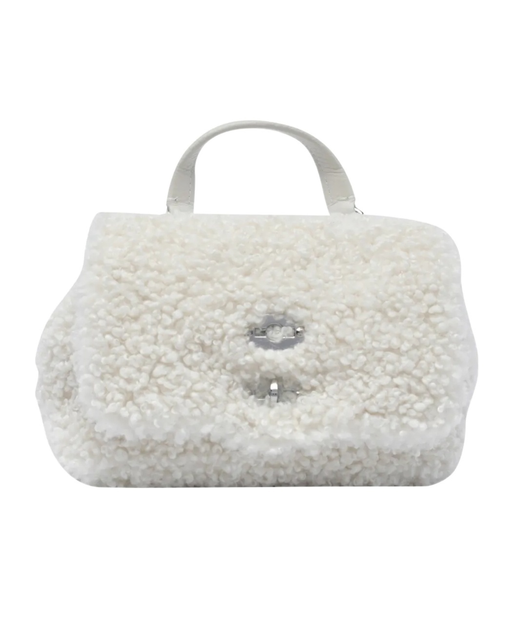 Zanellato Top Handle Shoulder Bag In White