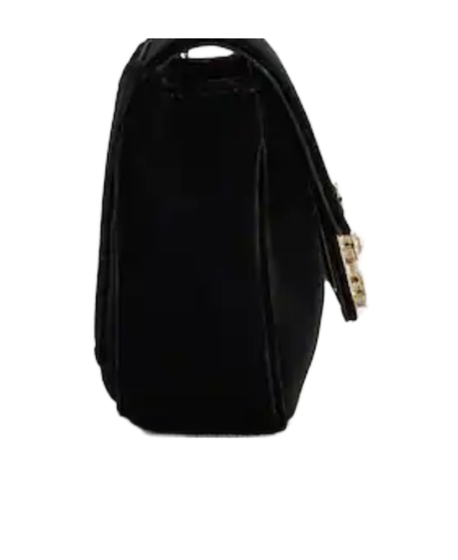 Roger Vivier Jeu De Fille Buckle Clutch Bag In Black