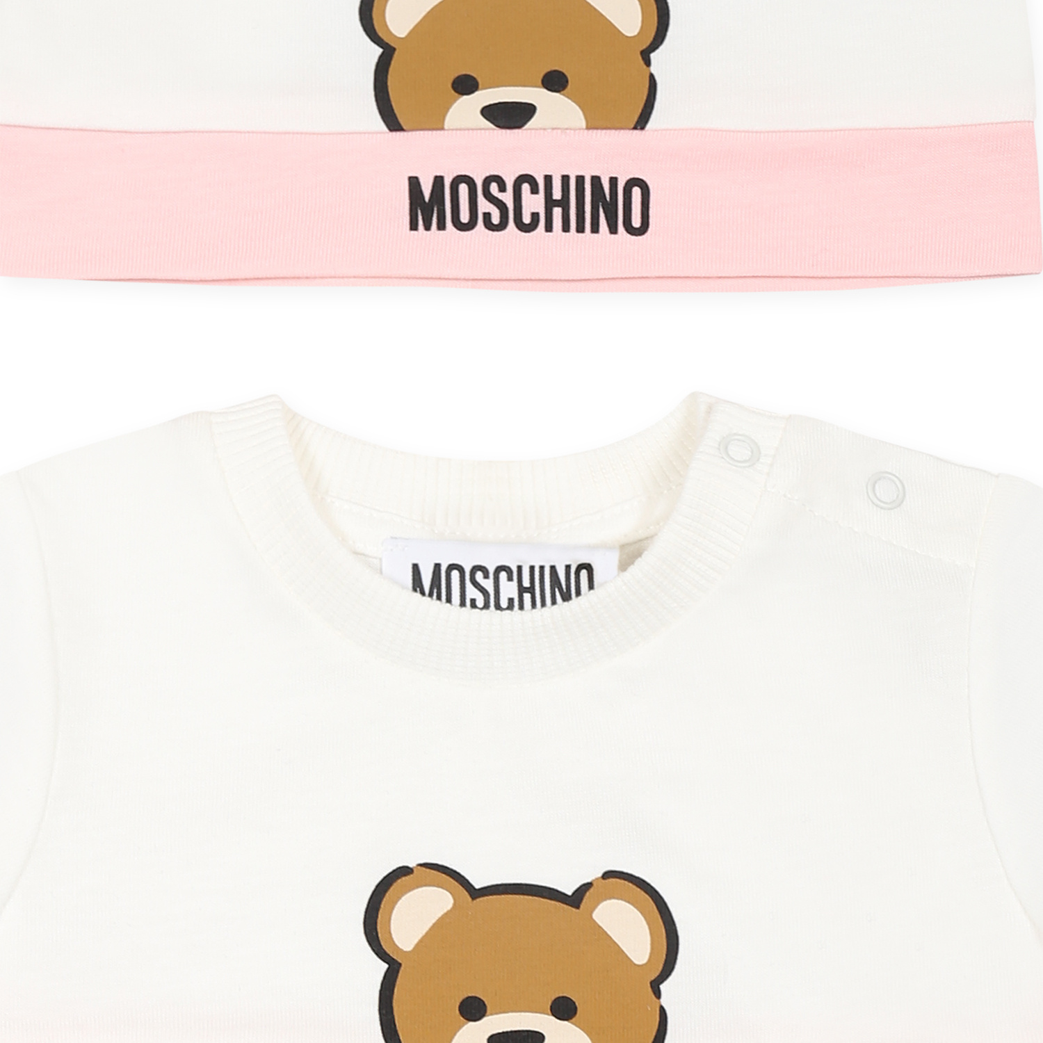 Moschino Logo-print Body In Pink