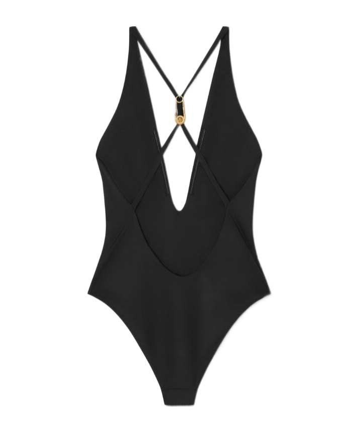 VERSACE VERSACE SAFETY PIN DETAILED ONE PIECE SWIMSUIT