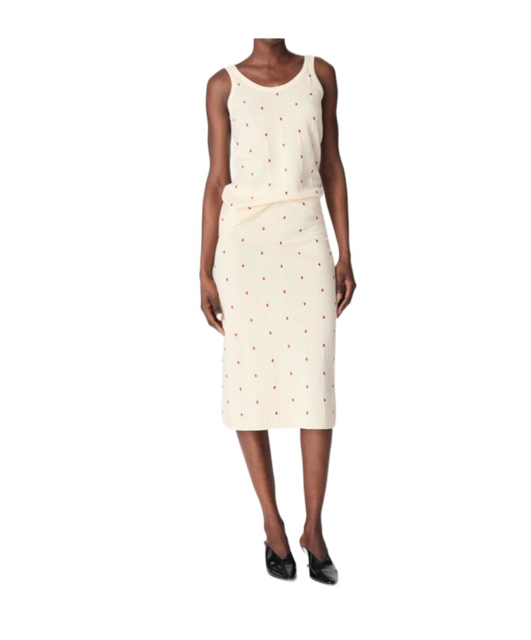 Bottega Veneta Embroidered Matches Tank Top In White