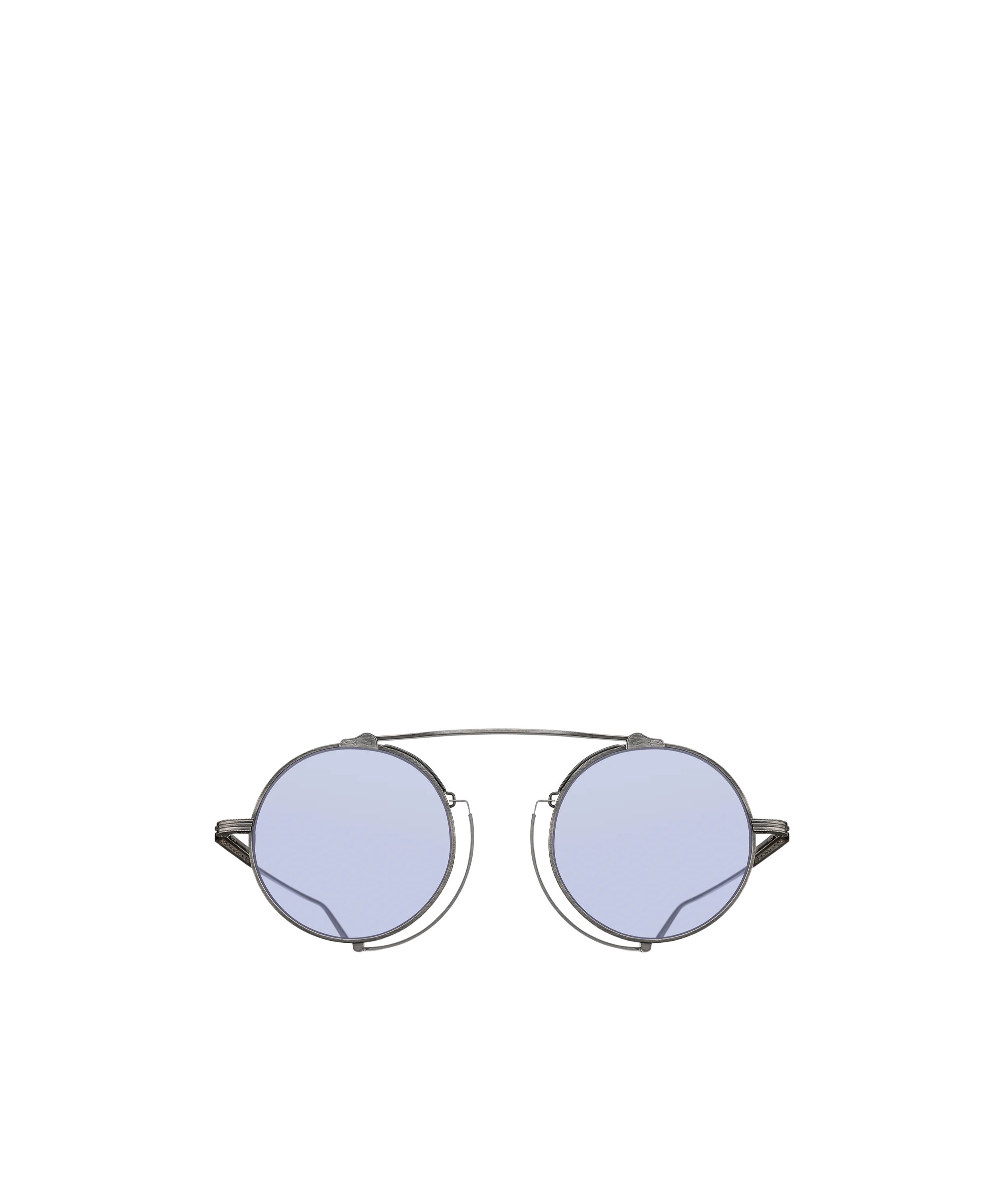 Matsuda Round Sunglasses In Silver