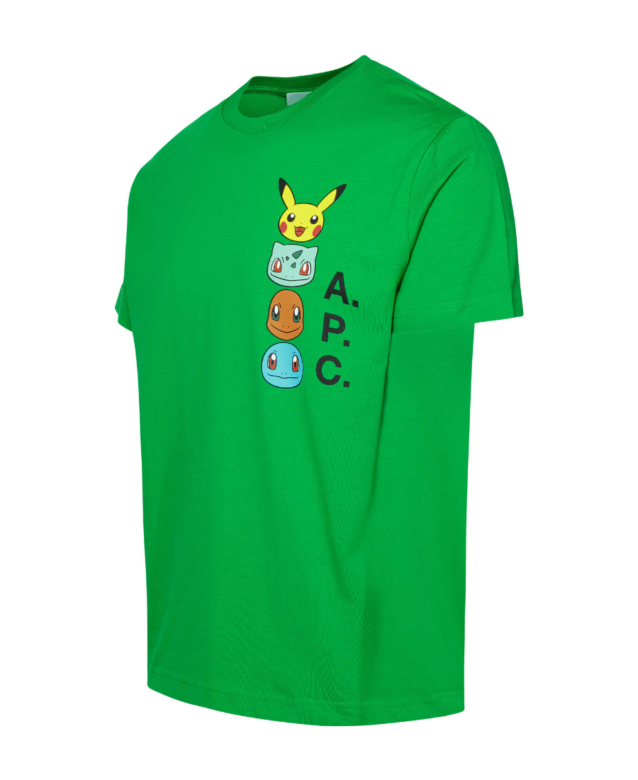 Apc Pokémon Portrait T-shirt In Green