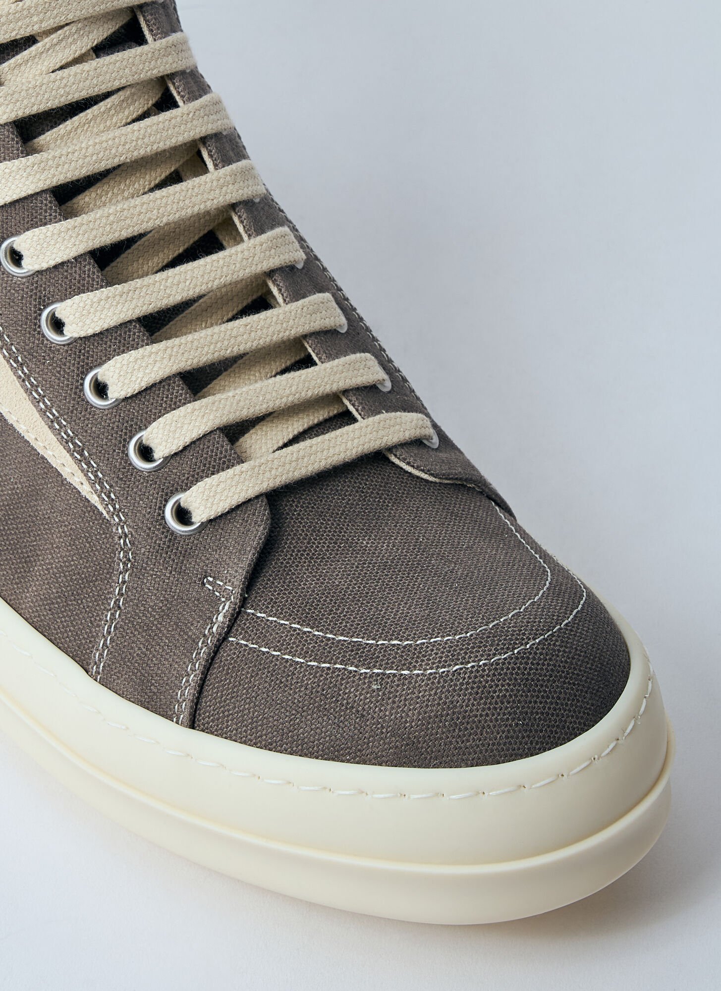 Rick Owens Drkshdw Drkshdw By Rick Owens Man Sneakers Khaki Size 11 Textile Fibers In Brown
