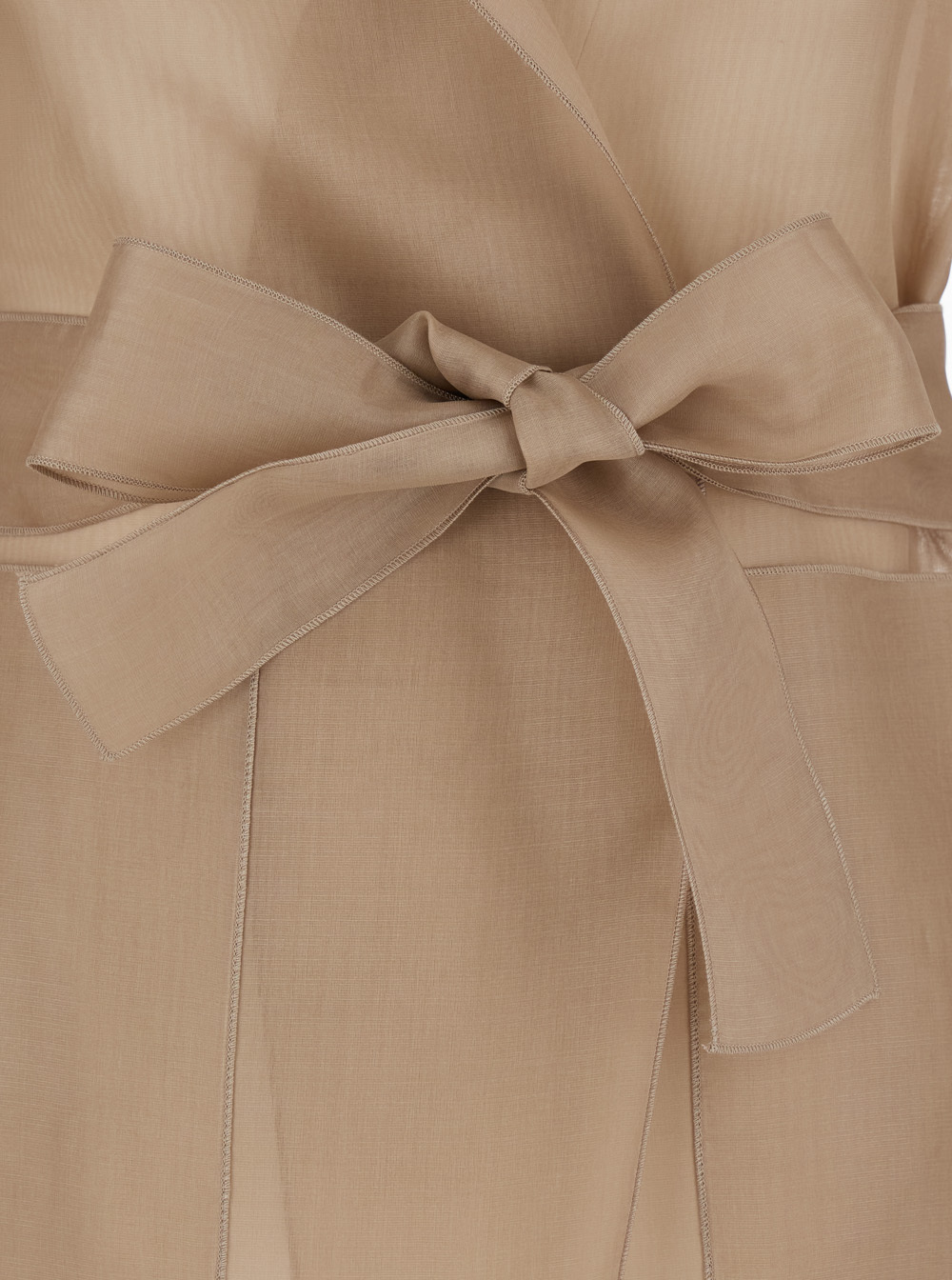 Antonelli 'james' Beige Jacket With Notched Revers And Adjustable Belt Closure