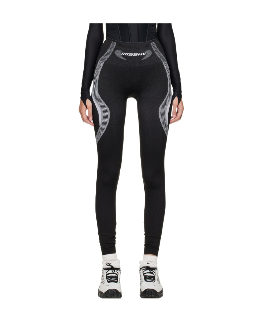 Misbhv Sport Active Seamless Leggings In Black