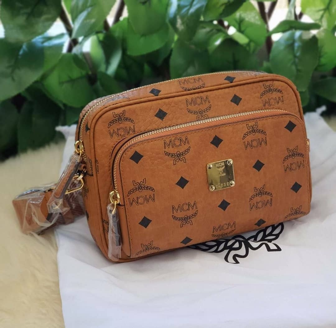 Mcm Klassic Crossbody Bag In Brown