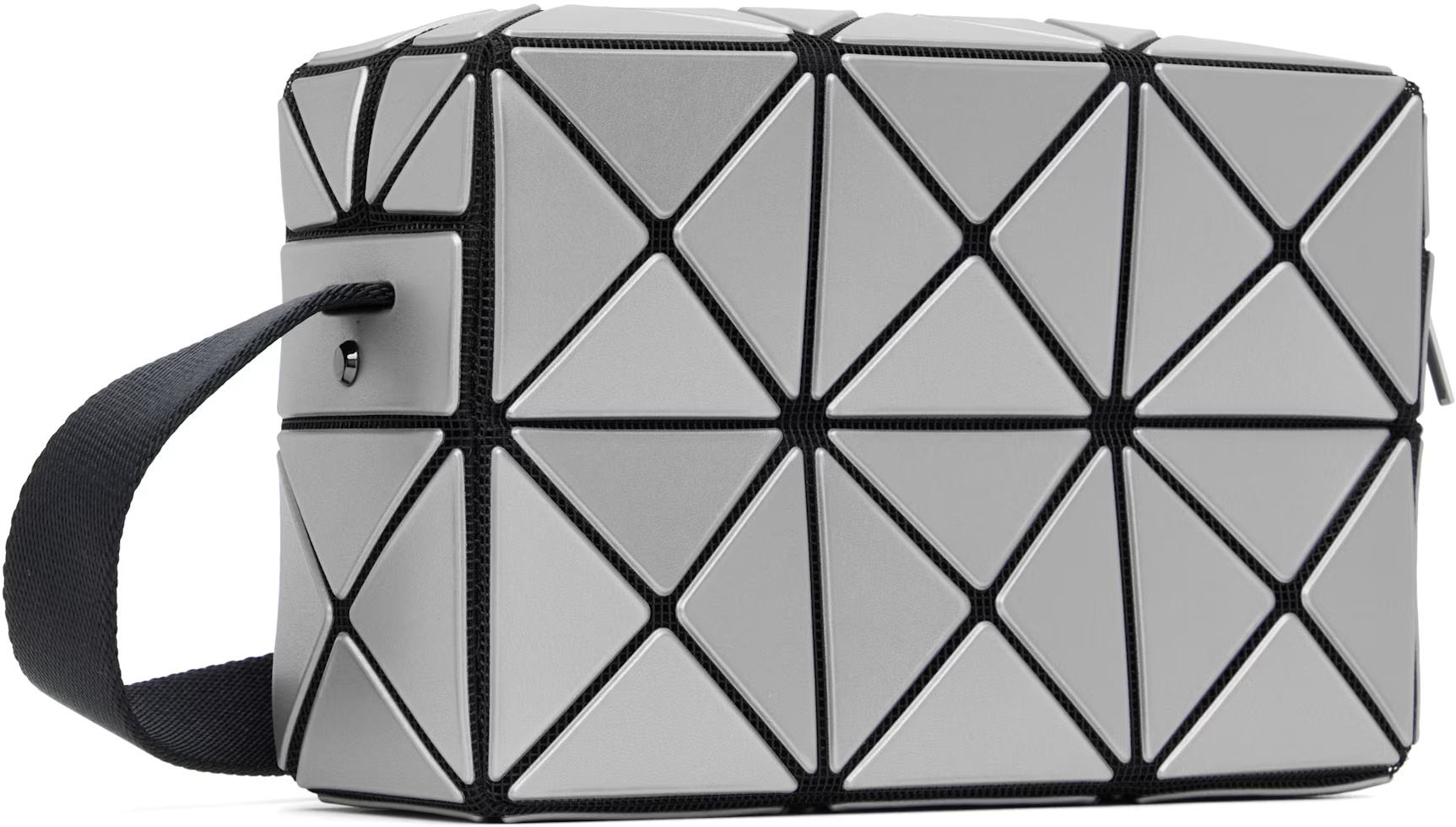 Bao Bao Issey Miyake Cuboid Geometric-panelled Tote Bag In Silver