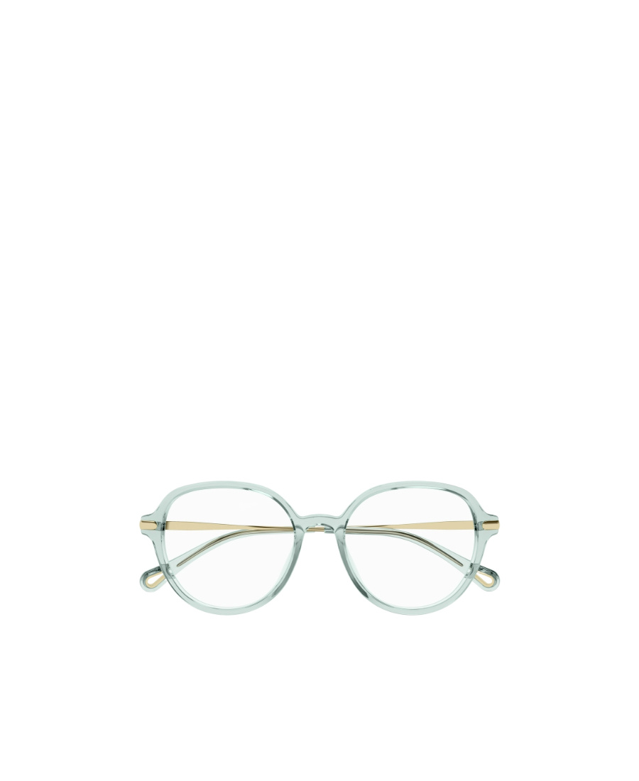 Chloé Eyewear Panthos Frame Glasses In White