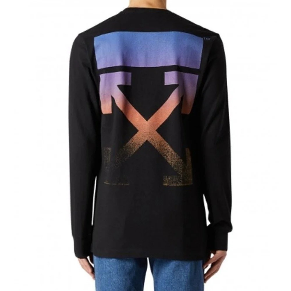 Off-white Fw21 Caravaggio Painting Solid Color Long Sleeves Ordinary Version Black In Black
