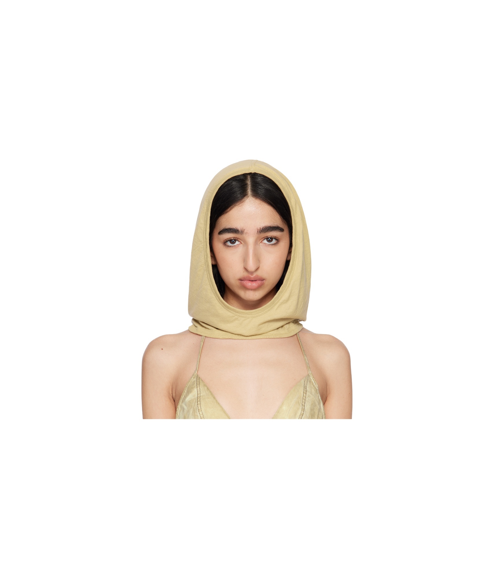 Rick Owens Drkshdw Hollywood Grace Hood In Nude