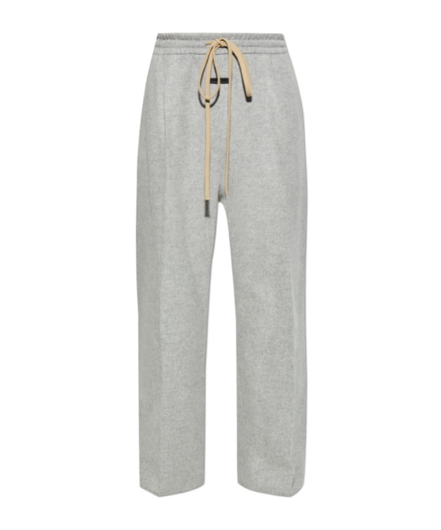 Shop Fear Of God Wide-leg Casual Pants In Gray