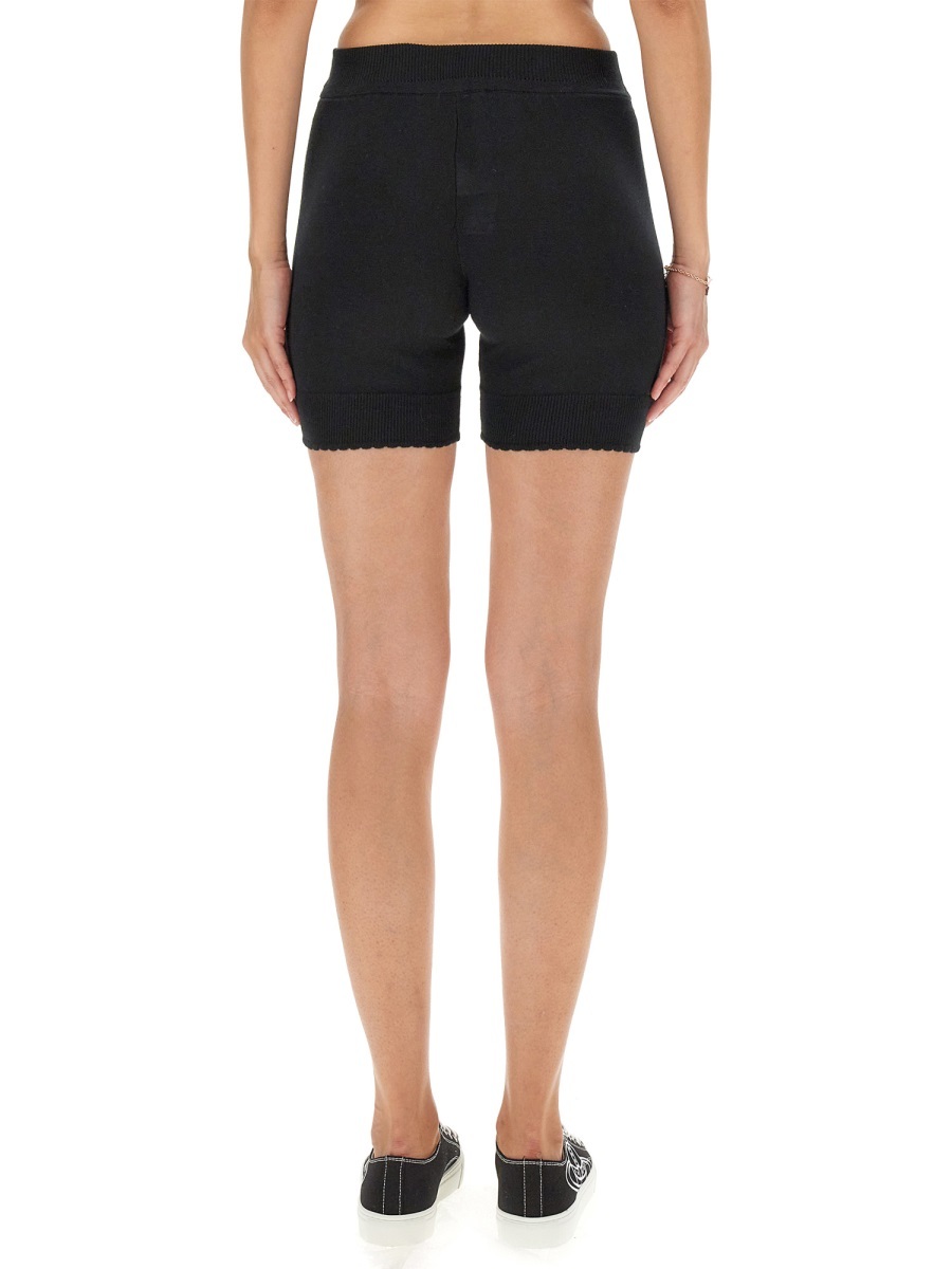 Vivienne Westwood Bea Logo Embroidered Cotton Knit Vest In Black
