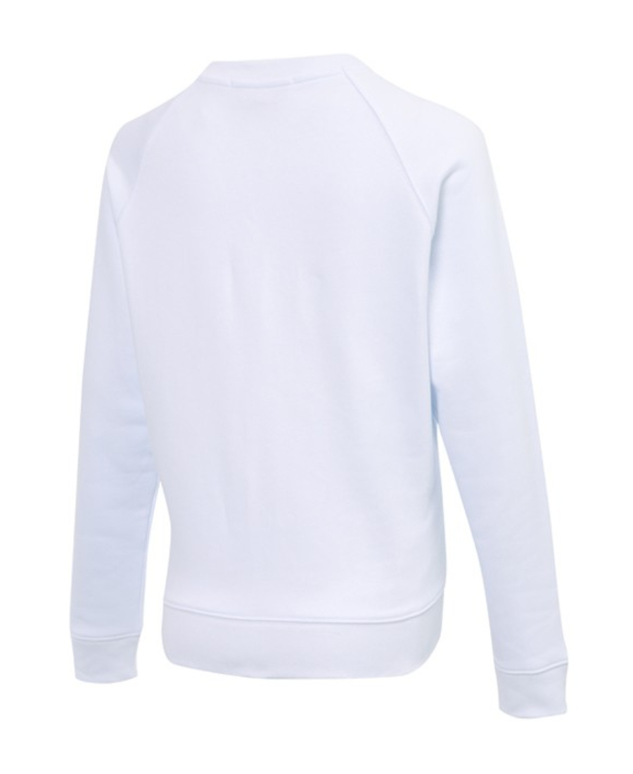 Msgm Relaxed-fit Sweatshirt With Bold Graphic Print In White