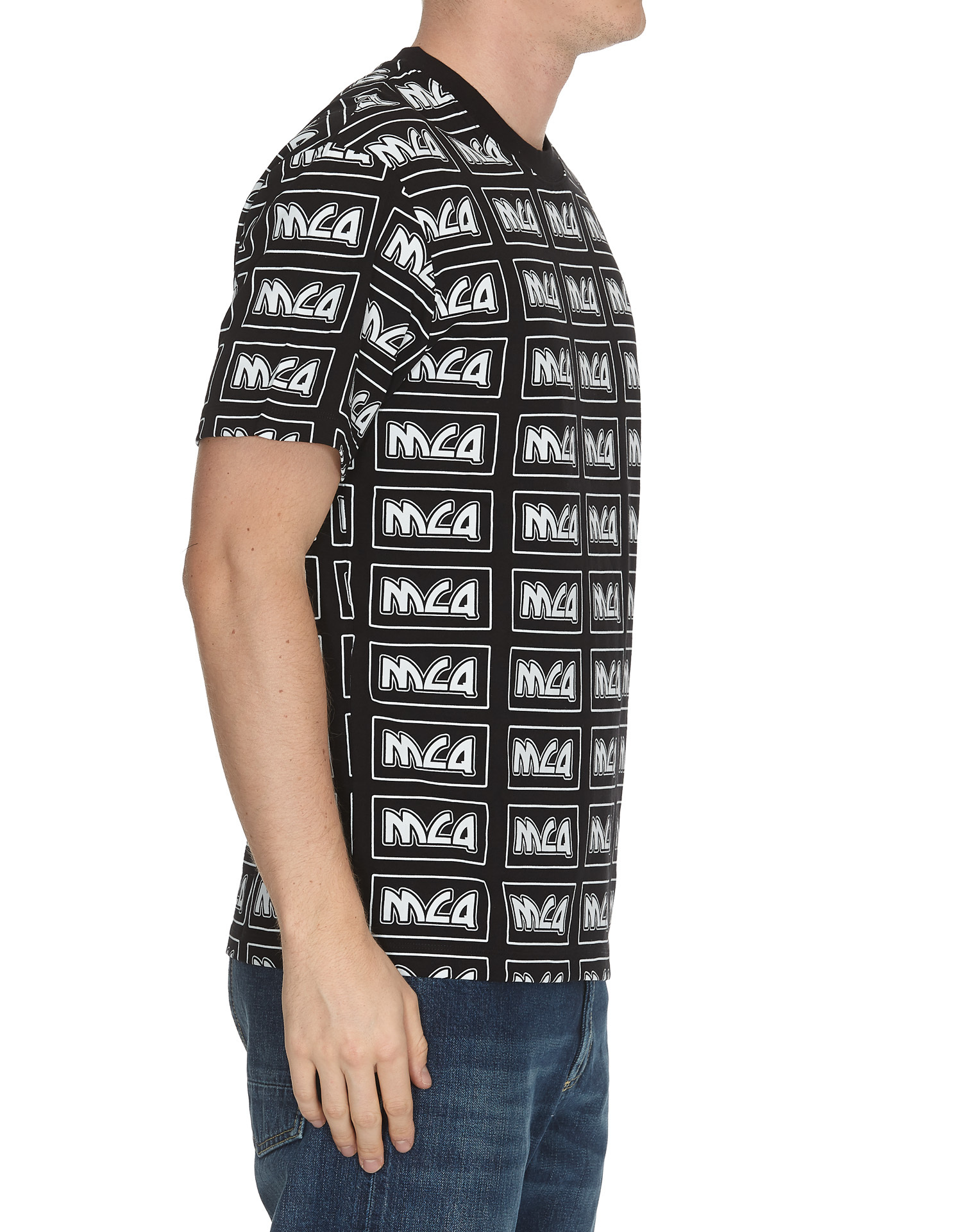 Mcq By Alexander Mcqueen Full Of Mcq Short-sleeved T-shirts In Black