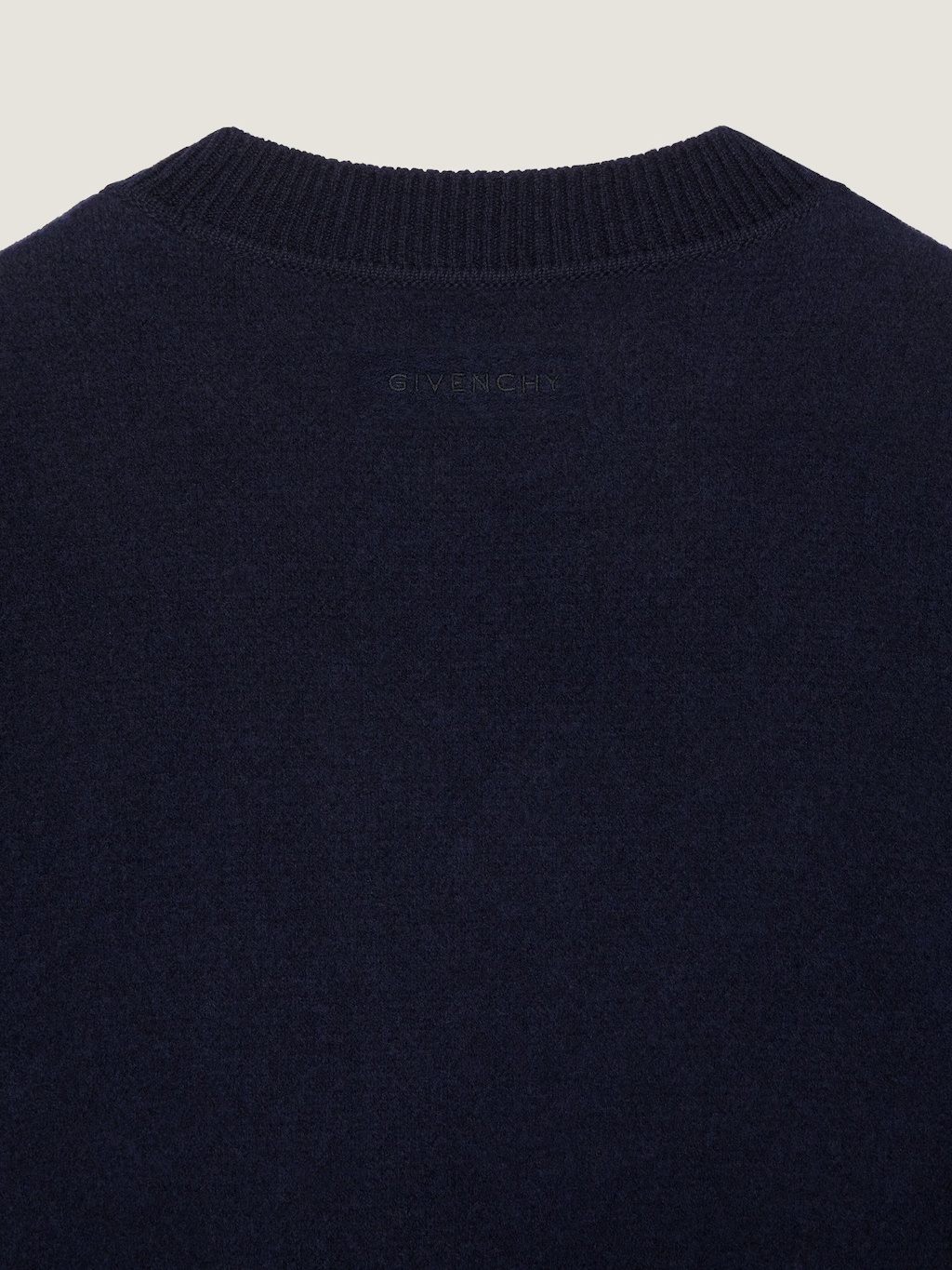 Givenchy Sweater In Wool With Brushed Afternoon Light Jacquard In Black