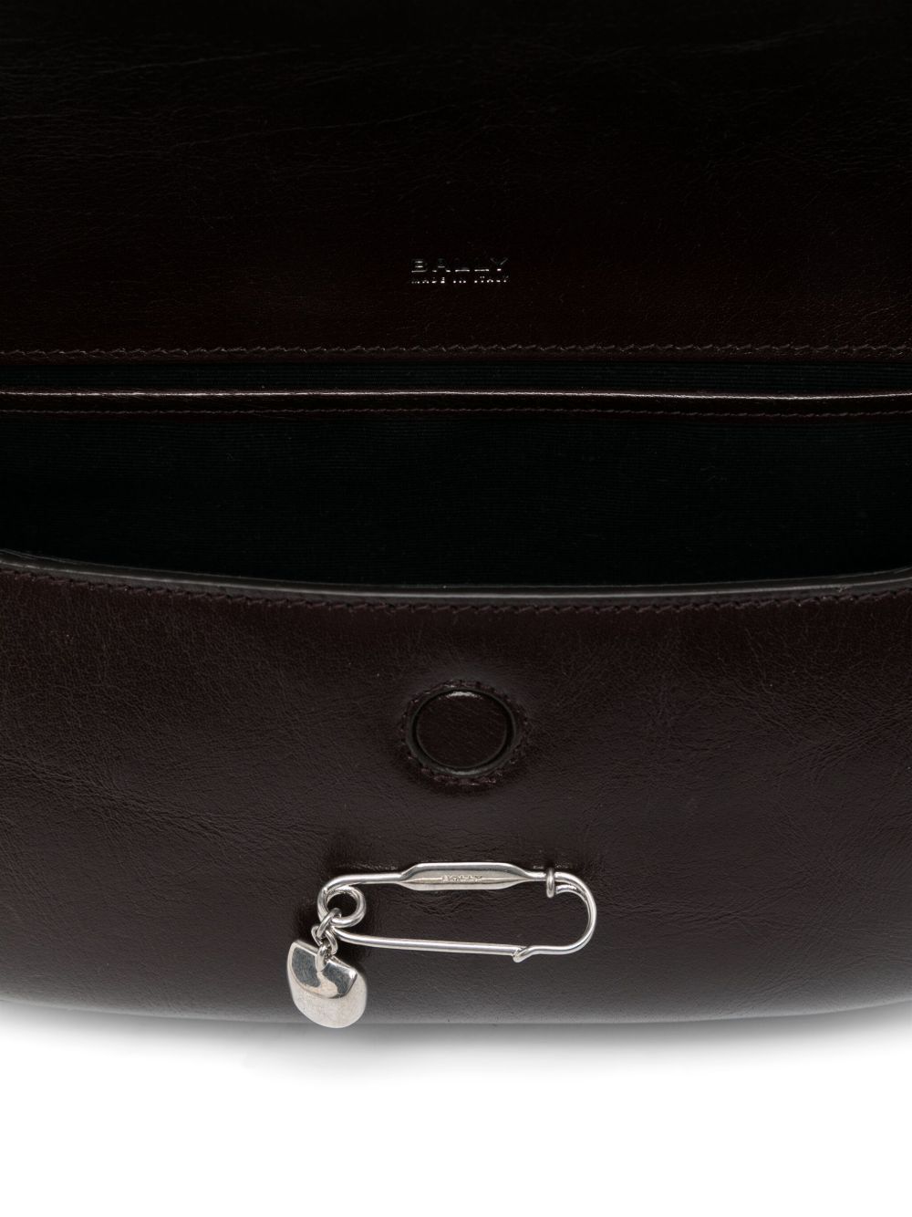 Bally Shoulder Bag Padlock Detail In Black