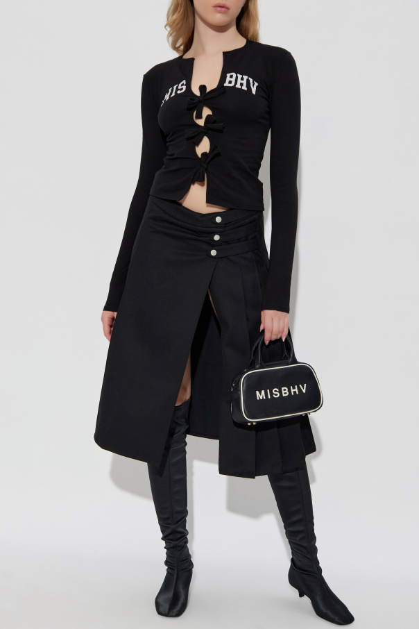 Misbhv Pleated Skirt In Black