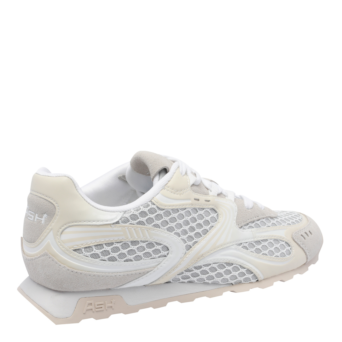 Ash Lace-up Low-top Sneakers In White