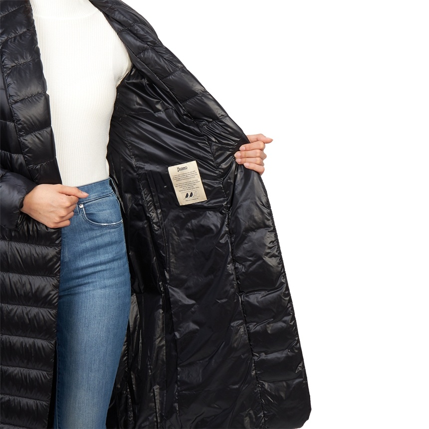 Shop Herno Strap Down Jacket In Black